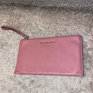 Michael Kors pink wristlet